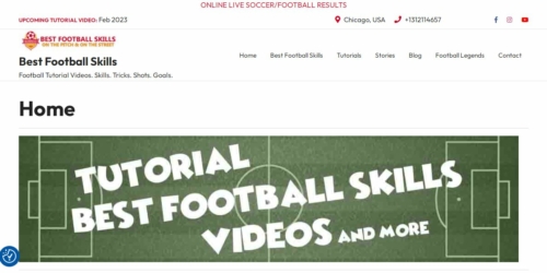 best football skills homepage